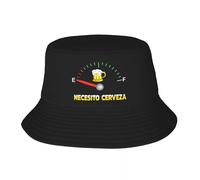 EIILBEIS Chapeau de Soleil Unisexe personnalisé Unisexe Necesito Cerveza j’AI Besoin de bière Seau Chapeau Voyage Plage été Camping Chapeau Cadeau