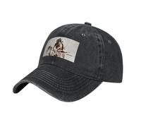 EIILBEIS Chapeau de Soleil Unisexe « Powderface » Western Art par Charles M Russell Casquette de Baseball Chapeau de pêche Icône Chapeau Luxe Marque Papa Chapeau Femmes 2025 Cadeau pour Hommes