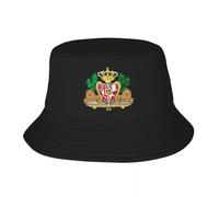 EIILBEIS Unisexe Chapeau De Soleil Personnalisé Armoiries du Royaume De Sardaigne Drapeau Bob Chapeau Hommes Femmes Plage Soleil Été Camping Cap Cadeau