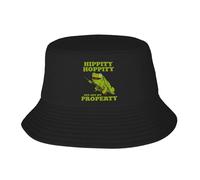 EIILBEIS Unisexe Chapeau de Soleil Personnalisé Drôle Grenouille Hippity Hoppity Sortir de Ma Propriété Bucket Chapeau Femmes Hommes Plage Soleil Été Camping Cap Cadeau