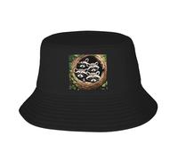 EIILBEIS Unisexe Chapeau de Soleil Personnalisé Drôle Raton Laveur Chapeau Femmes Hommes Plage Soleil Été Camping Pêche Cap Cadeau