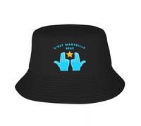EIILHUED C’est Marseille Bebe JUL Bob Hat pour Femmes Hommes Imprimer Voyage Plage Casquette de Pêche en Plein Air