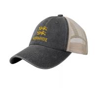 EIILHUED Casquette de Baseball Drapeau de la Normandie, France |-F-| Anime Femmes Hommes