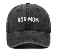 EIILHUED Dog MOM Broderie Casquette de Baseball Casquette lavée Vintage visières de Sortie en Plein air pour Hommes et Femmes