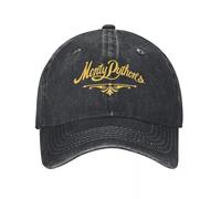 EIILHUED Monty Python Denim Casquette De Baseball Logo Imprimé Extérieur Soleil Trucker Chapeau Hommes Adulte Casual Sunproof Casquettes de Baseball