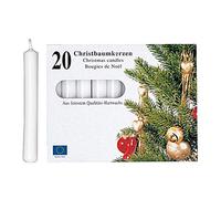 Eika 20 Bougies Blanches pour Sapin ou Carillon de noël