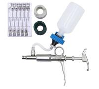 Eikioly 5 MLEinstellbare PräZise Viehspritze FüR Ziegen, Einstellbarer Tierinjektor, Automatische VeterinäR-Endlosspritze, PräZise Viehspritze FüR Ziegen, for Cattle Goat Pig Cow Chickens Poultry