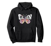 Eileen Butterfly - Word Art personnalisé avec nom Mignon Sweat à Capuche