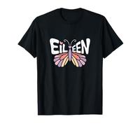 Eileen Butterfly - Word Art personnalisé avec nom Mignon T-Shirt