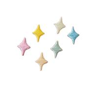 EILJSF 1-2 cm 5 pièces Petite étoile Creuse Fer sur Patchs brodés Dessin animé Coudre sur des insignes et des Patchs à Coudre pour vêtements Dames Adultes