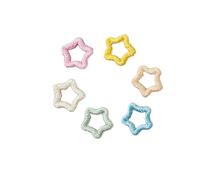 EILJSF 1-2 cm 5 pièces Petite étoile Creuse Fer sur Patchs brodés Dessin animé Coudre sur des insignes et des Patchs à Coudre pour vêtements Dames Adultes