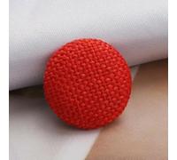 EILJSF 10 pièces 15-30mm Boutons Ronds à Tige métallique recouverts de Tissu pour Le Bricolage la Couture l'artisanat et la Couture