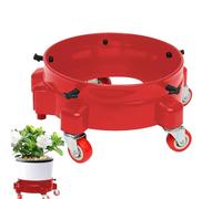 Eimerwagen, mit 5 drehbaren Lenkrollen, Rollwagen Für Eimer - Robuster PC-Material Eimerwagen mit 5 Schwenkrollen, ideal 5 gallon-Eimer, sicher & einfaches Rollen, optionaler Deckel als Sitz-Wagen