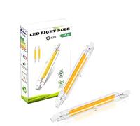 EIMOPE Ampoule R7S LED 78mm 10W Dimmable, R7S 10W COB LED Lumière Équivalent Halogène R7S J78 100W 360 Degrés, Blanc Naturel 4000K, 1000LM, LED R7S 78mm Slim pour Plafonnier Lampadaire, lot de 2