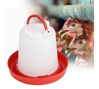 EIMSOAH 10 Pièces Abreuvoir à Poulet Mangeoire à Eau Seau à Eau équipement Agricole pour Petit Poulet, Matériau PP étanche, Facile à Nettoyer et à Transporter, Idéal pour Les de Chair