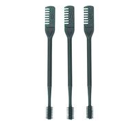 EIMSOAH 3pcs Manuel de Poil de Poil à Nez, Double Tête de Nettoyage Narine pour la sécurité Nez Protégée Couteau Vert foncé, pour Hommes, Femmes, Brosse de Nettoyage Douce