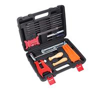 EIMSOAH Affûteur de Chaîne de Tronçonneuse de qualité Supérieure, Ensemble Complet de Limes Rondes et Plates pour les Amateurs D'exploitation Forestière, 16 Pièces