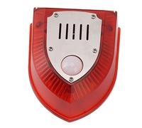 EIMSOAH Alarme Solaire Extérieure, Répulsif d'animaux, Sirène Lumineuse Sonore Puissante pour Verger thé Jardin Villa Ferme, Matériau ABS