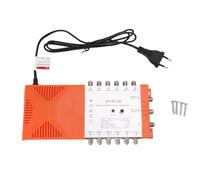 EIMSOAH Amplificateur de Distribution 12 Canaux, Répartiteur en Cascade IRS à Très Faible Bruit avec Filtre 4G LTE pour Système TV CATV (Prise UE 200-240V)