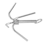 EIMSOAH Ancre à 4 Griffes, Grappin en Acier Inoxydable 316 pour Bateau, Yacht, Taille Compacte et Légère pour Les Aventures en Plein Air