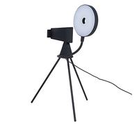 EIMSOAH Anneau Lumineux LED de 25,4 Cm avec Trépied, 10 Vitesses de Réglage pour Vidéo de Maquillage, Anneau Lumineux USB pour Diffusion en Direct, Lumière Beige pour la Photographie