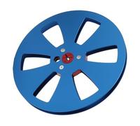 EIMSOAH Bobine D'enregistrement Robuste en Alliage D'aluminium de 1/4 de 7 Pouces pour, applicabilité Universelle, Bobine de Bande Vide à 6 Trous pour la Restauration et L'enregistrement du Son,