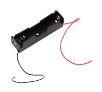 EIMSOAH Boîte de Rangement de Support de Batterie en Plastique 5 Pièces | Boîtier compact à cellule unique, projet électronique DIY, contacts à ressort, installation facile.