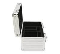 EIMSOAH Boîte de Rangement pour Disque Dur, étui de Rangement Résistant aux Chocs à 10 Baies avec Verrou de sécurité pour Disques Durs de 3,5 Pouces, Matériau ABS en Alliage D'aluminium pour Les