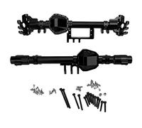 EIMSOAH Boîtier D'essieu de Portail Avant et Arrière en Aluminium, Pièces de Mise à Niveau Légères à Haute Résistance avec Installation Facile pour Voiture Télécommandée Axiale RBX10 (Noire)