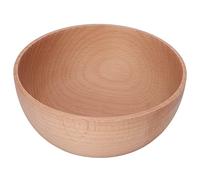 EIMSOAH Bol Rond en Bois, Bol de Service en Bois de Hêtre pour Salade, Soupe aux Fruits, Dessert, avec Chaleur contre le Design (S 62x50cm / 24,41x19,69 pouces)