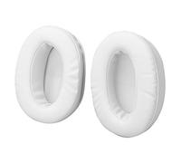 EIMSOAH Brainwavz HM5 Lot de 2 Coussinets de Rechange pour Casque D'écoute, Bloque Le Bruit Extérieur, Installation Facile pour Une Nouvelle qualité Sonore, Mousse Blanche + Cuir