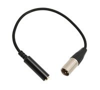 EIMSOAH Câble Adaptateur Mâle de 6,35 Mm 1/4 de Pouce Femelle à XLR, Câble Sonore à 3,35 Mm de Sandle à Douille à 3,35 Mm, pour Microphone