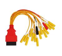 EIMSOAH Câble de Démarrage 16 Broches pour Utilisation Universelle de Diagnostic de Voiture, Câble de Connecteur ABS ABS Durable pour SUV et Camions, Idéal pour un Entretien Facile du Véhicule