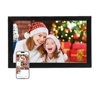 EIMSOAH Cadre Photo Numérique, écran Tactile 1080P 15,6 Pouces (Black)