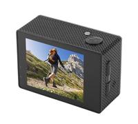 EIMSOAH Caméra Vidéo à Cyclisme, Caméra d'action à L'action Grand Angle 4K HD Rain Proof 170 °, Caméra à Cyclisme Portable de Stabilisation électronique de 2,0 Pouces pour Vlog pour Vlog