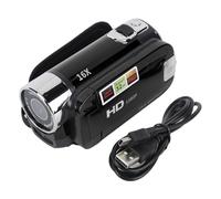 EIMSOAH Caméra Vidéo Numérique 4K, Caméscope DV 48MP à Zoom 16x avec écran Rotatif TFT de 2,7 Pouces et Câble USB (Noir)