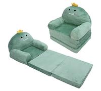 EIMSOAH Canapé pour Tout-Petit, Chaise Pliable pour Tout-Petit, Canapé-lit Doux et Confortable pour Enfants, Siège bébé 2 en 1 pour la Maison (3 Niveaux)