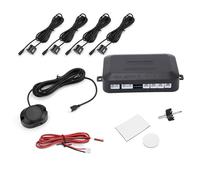 EIMSOAH Capteur de Stationnement de Voiture, Kit D'inversion 12 V avec 4 Capteurs, Alarme Sonore et Détection de Distance pour Une Conduite Sûre