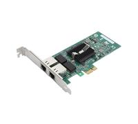EIMSOAH Carte Réseau Gigabit PCIE X1 Double Port Haute Performance avec connectivité Rapide pour, Indicateurs LED, Interface à Emplacement Flexible pour des Performances de Serveur Efficaces