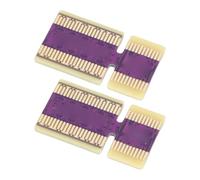EIMSOAH Carte Riser D'extension Robuste PCI E 5.0 X4, 2 Cartes Adaptateur PCI E vers pour la Formation en IA et Le Calcul Haute Performance