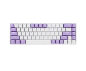 EIMSOAH Clavier Mécanique à Interrupteur Bleu, Rétroéclairage Rvb 60%, USB C, Filaire, Touche N Rollover, pour Vista 7 8 10, pour HarmonyOS