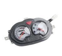 EIMSOAH Compteur de Vitesse Universel pour Moto et Scooter, Instrument de Tableau de Bord de Style Rétro pour B05 B08, écrans MPH KPH, Compteur élégant et Précis pour POPCORN, HUSSAR, KEEWAY, F-ACT