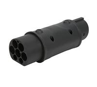 EIMSOAH Connecteur de Chargeur EV de Type 2 à Type 1, Adaptateur de Chargeur de Véhicules énergétiques, Adaptateur de Charge des Véhicules électriques, UL94 V 0 Ignifuge 16A 32A 230V