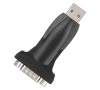 EIMSOAH Convertisseur RS232 Transfert de Données Rapide USB2.0 pour OS X, PDA, CNC, POS, Adaptateur Série 9 Broches USB2.0 Métal Noir 1 Paquet