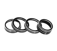 EIMSOAH Couvercle de Bouton de Climatiseur élégant pour JL, Garniture de Bouton de Commutateur de Phare Durable pour 2018 à 2021, Installation Facile pour les Propriétaires de Voitures en Alliage