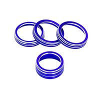 EIMSOAH Couvercle de Bouton de Climatiseur élégant pour JL, Garniture de Bouton de Commutateur de Phare Durable pour 2018 à 2021, Installation Facile pour les Propriétaires de Voitures en Alliage