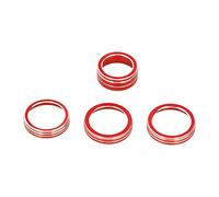 EIMSOAH Couvercle de Bouton de Climatiseur élégant pour JL, Garniture de Bouton de Commutateur de Phare Durable pour 2018 à 2021, Installation Facile pour les Propriétaires de Voitures en Alliage