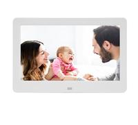 EIMSOAH Crame Photo Numérique de 10 Pouces, HD Mur à écran Murable à Distance Cadre Photo pour la publicité Vidéo (Bouchon UE)