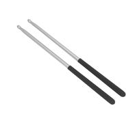 EIMSOAH de Tambour en Alliage d'aluminium, 1 Paire de Poignées (Argent) | de tambour en métal, professionnelle, avec poignée antidérapante pour concert, scène, pratique