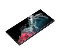 EIMSOAH Écran AMOLED Dynamique de Remplacement pour S22 Ultra 5G SM S908B, écran Tactile de 6,8 Pouces avec Empreinte Digitale du Cadre pour Les Amateurs de Bricolage (Noir Mat)